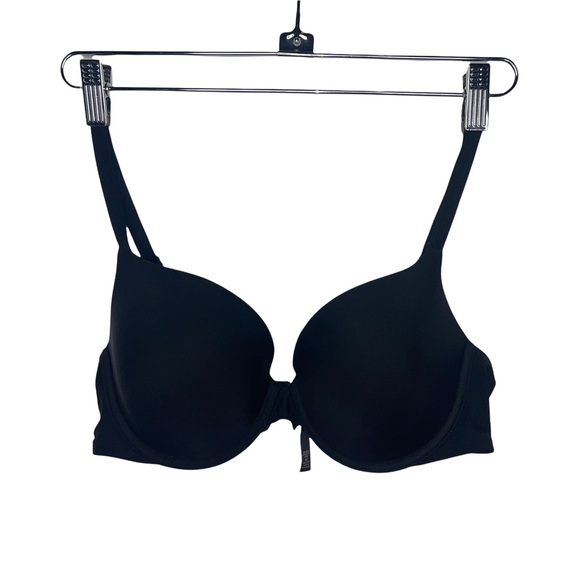 VICTORIA’S SECRET Black Lined Demi/Demi-Buste Double 36C - Picture 2 of 7